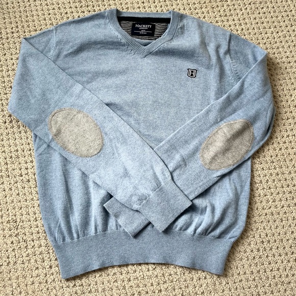 Boys cotton/cashmere sweater from the luxury European brand Hackett. Sz 11/12 - Picture 6 of 9